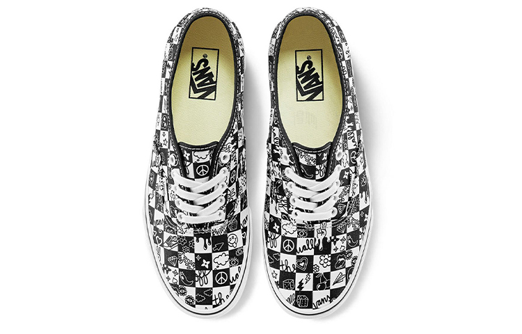 Кеды Vans Authentic (черно-белая) — фото 3