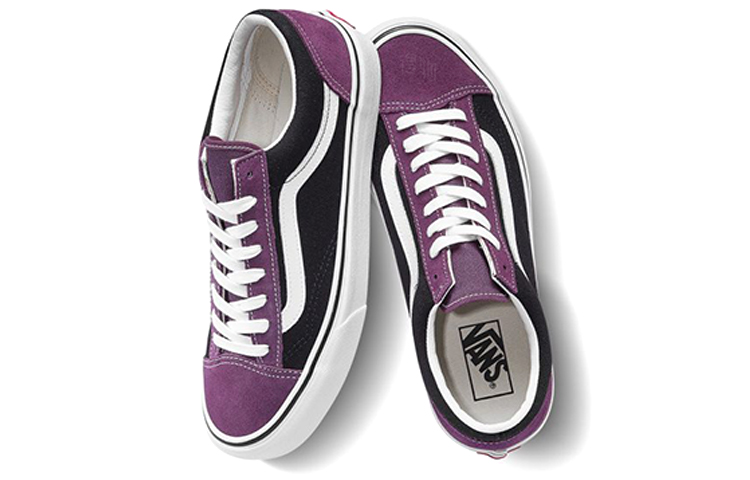 Кеды Vans Style 36 (черно-фиолетовый) — фото 4