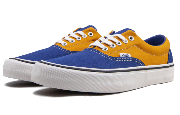 Кеды Vans Era SF Salt Wash (желто-синие) — фото 3
