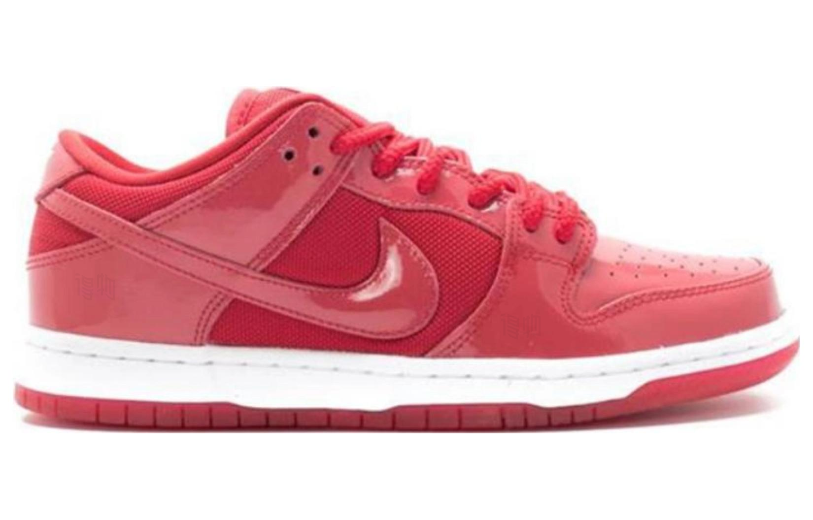 Мужские кроссовки Nike Dunk SB Red Space Jam (розовые) — Красный / белый / красный — фото 2