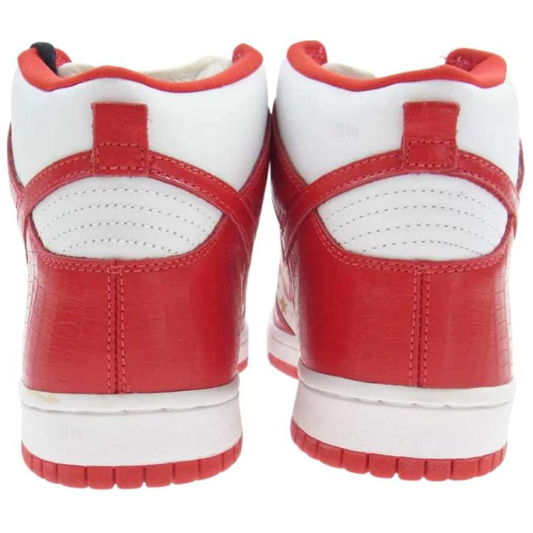 Мужские кроссовки Supreme x Nike Dunk SB Pro SB (красные) — фото 4