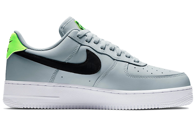 Мужские кеды Nike Air Force 1 (зеленый) — Серыйзелёный — фото 2