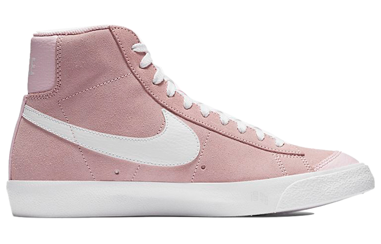 Женские кеды Nike Blazer Vintage '77 (белый / розовый) — Белыйрозовый — фото 2