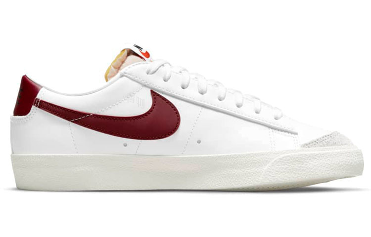 Женские кеды Nike Blazer '77 "Team Red" (бело-красные) — фото 2