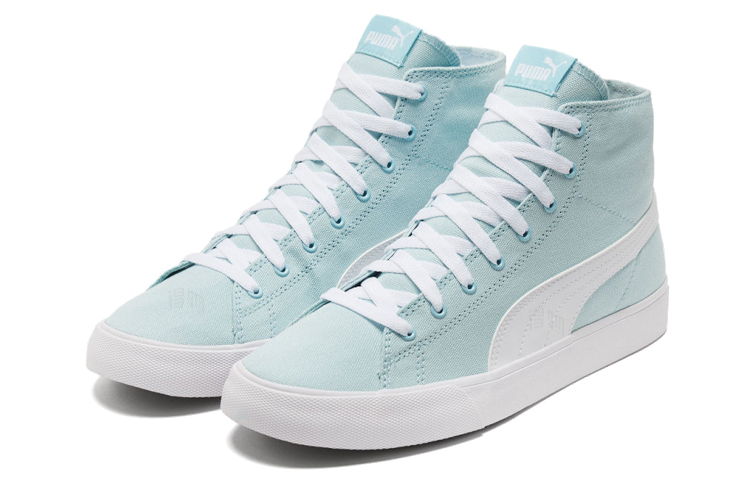 Кеды PUMA Bari Mid (бело-синие) — Белый / синий — фото 3