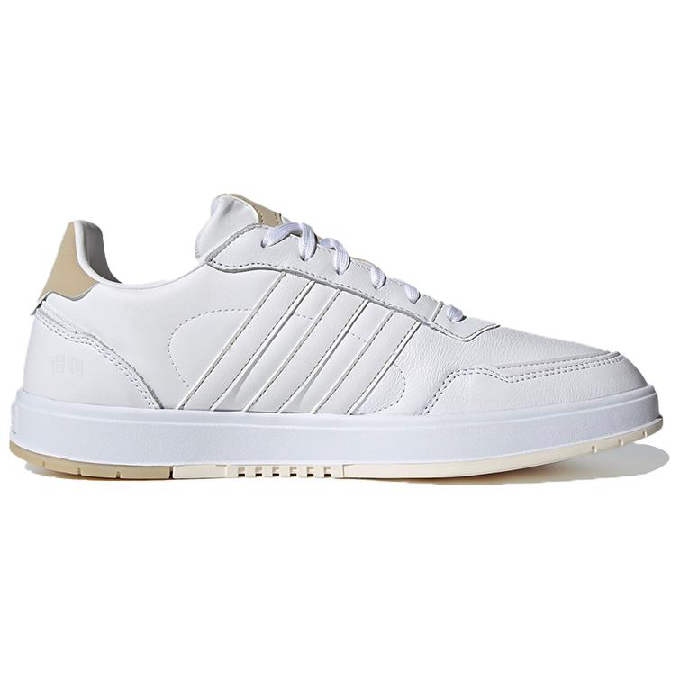 Мужские кеды adidas neo Courtmaster (бело-коричневые) — фото 2