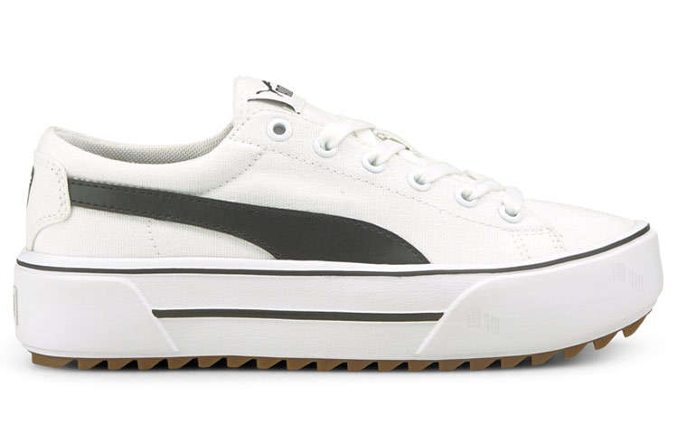Женские кеды PUMA Kaia (белый / черный) — Белый / чёрный — фото 2