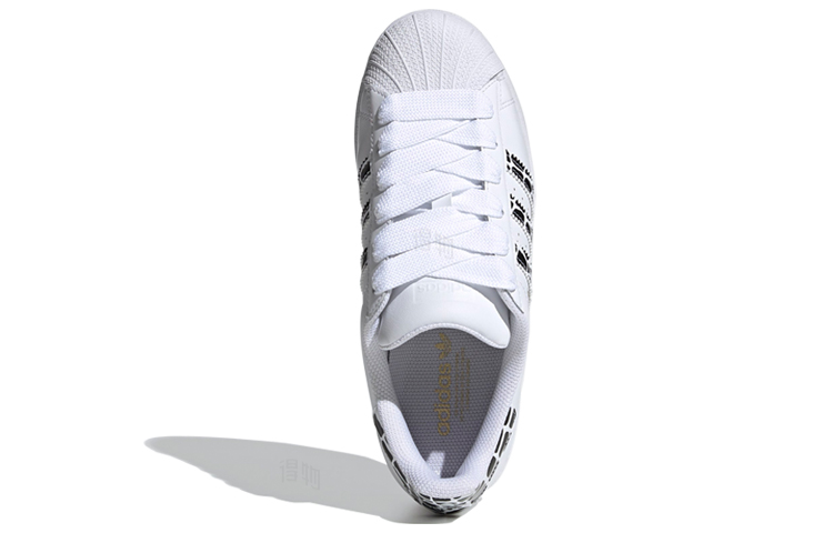 Женские кеды adidas originals SUPERSTAR (бело-черные) — Чёрный / белый — фото 5