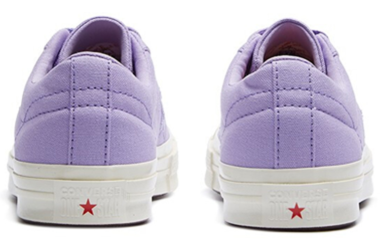 Кеды Converse One Star Классические замшевые (фиолетовые) — фото 4