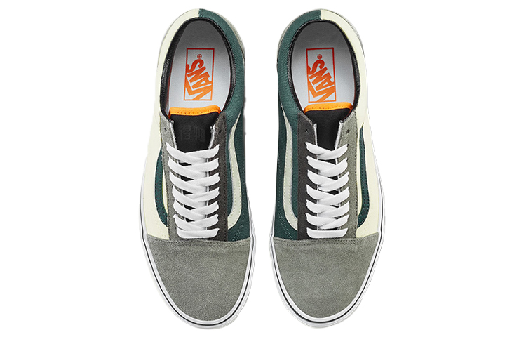 Кеды Vans Old Skool (серо-зеленые) — фото 4