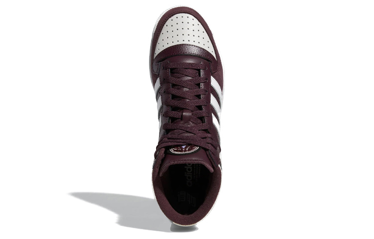 Кеды adidas Originals Top Ten R8 (красно-белые) — 酒红/米白/亮白 — фото 5