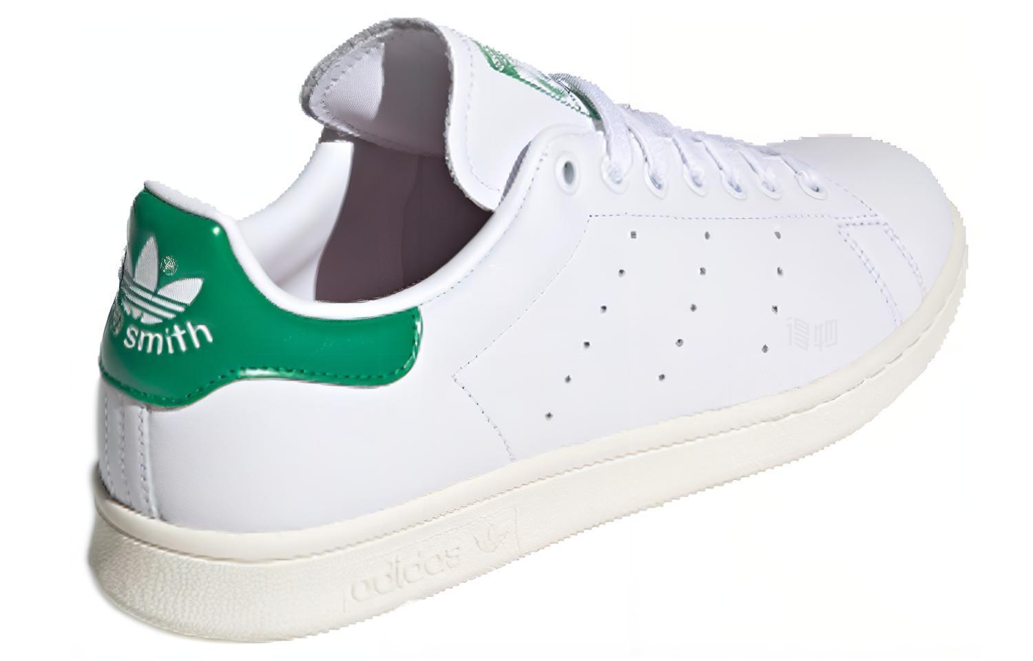 Кеды adidas originals STAN SMITH (белые / зеленые) — Белый / зелёный — фото 3
