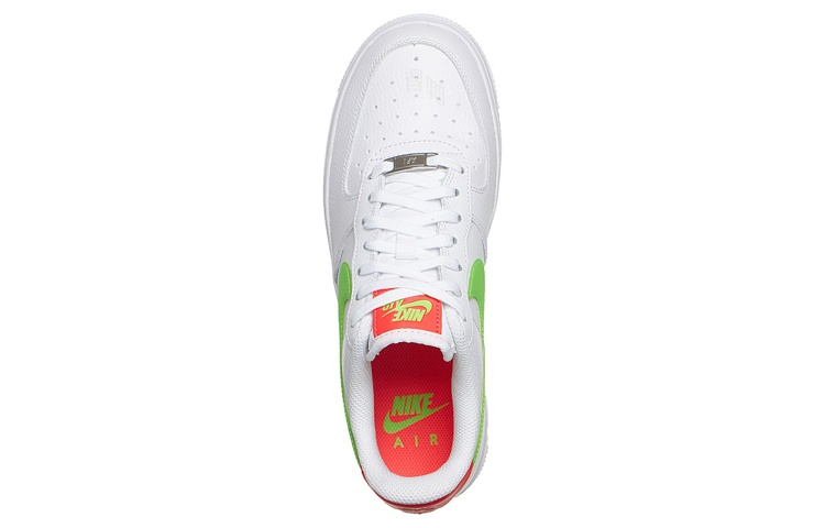 Женские кеды Nike Air Force 1 EVA (бело-розово-зеленые) — фото 3