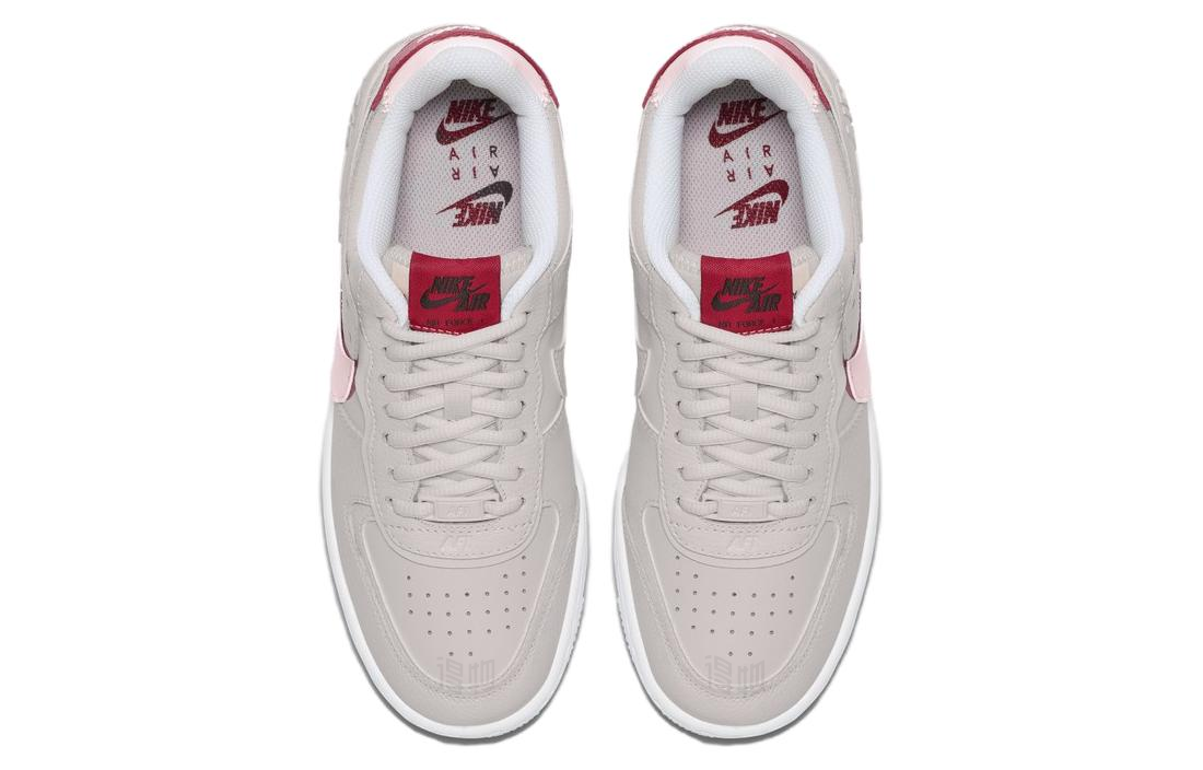 Женские кроссовки Nike Air Force 1 Shadow (бело-красно-розовые) — Белый / красный / розовый — фото 3