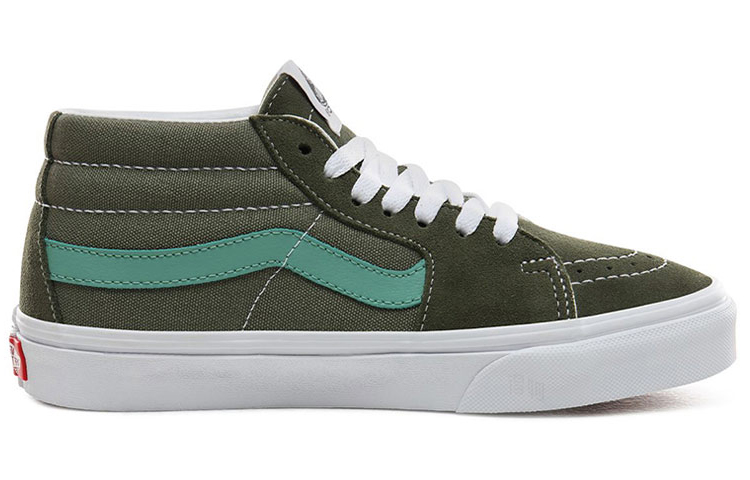 Кеды Vans SK8 (темно-зеленые) — фото 2