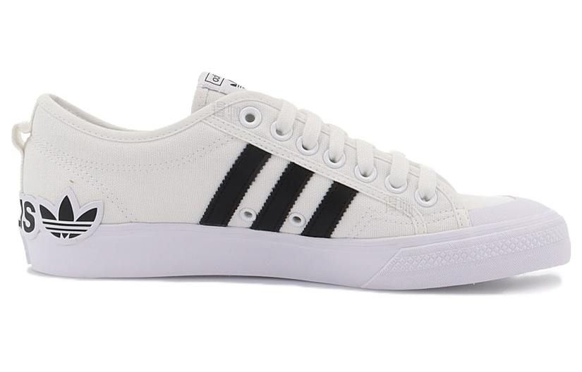 Кеды adidas originals NIZZA (черно-белые) — фото 2