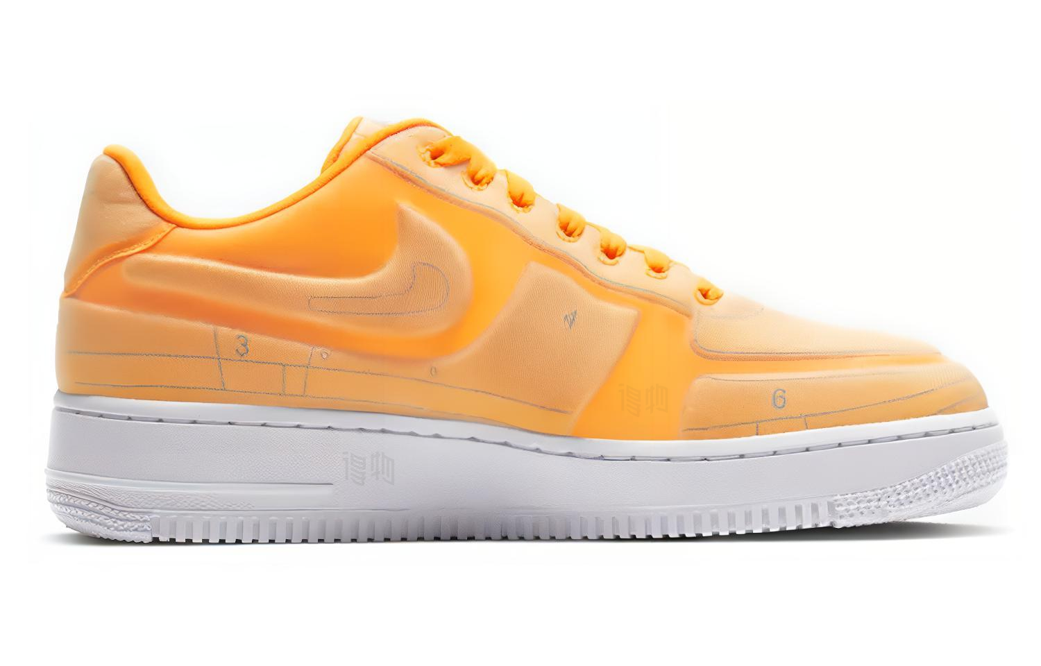Женские кеды Nike Air Force 1 07 LX Laser Orange (оранжевые) — фото 2