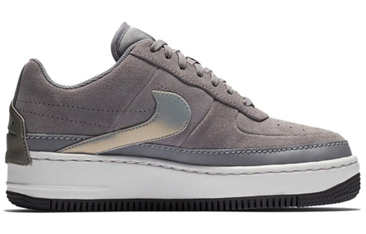 Женские кроссовки Nike Air Force 1 (серые) — фото 2
