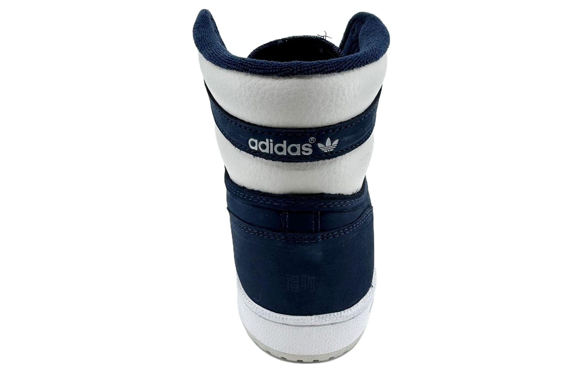 Мужские высокие кеды adidas Originals Top Ten RB (темно-синие с белым) — Тёмно-синийсиний / белый — фото 4