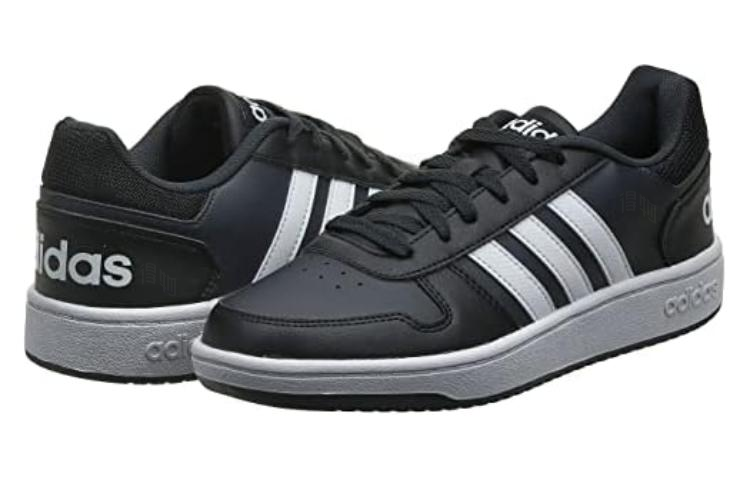 Кеды adidas neo Hoops 2.0 (черно-белые) — фото 2