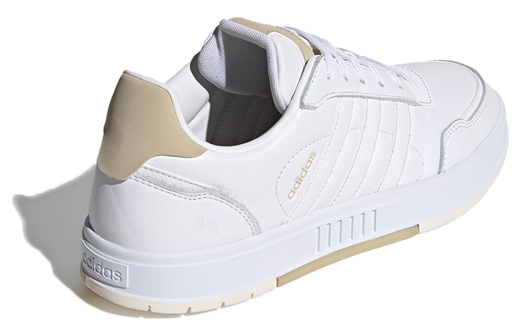 Мужские кеды adidas neo Courtmaster (бело-коричневые) — фото 4