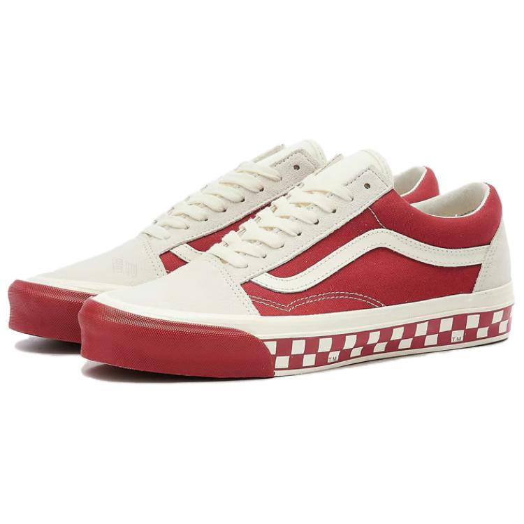 Кеды Vans Vault OG LX (красно-белые) — фото 3