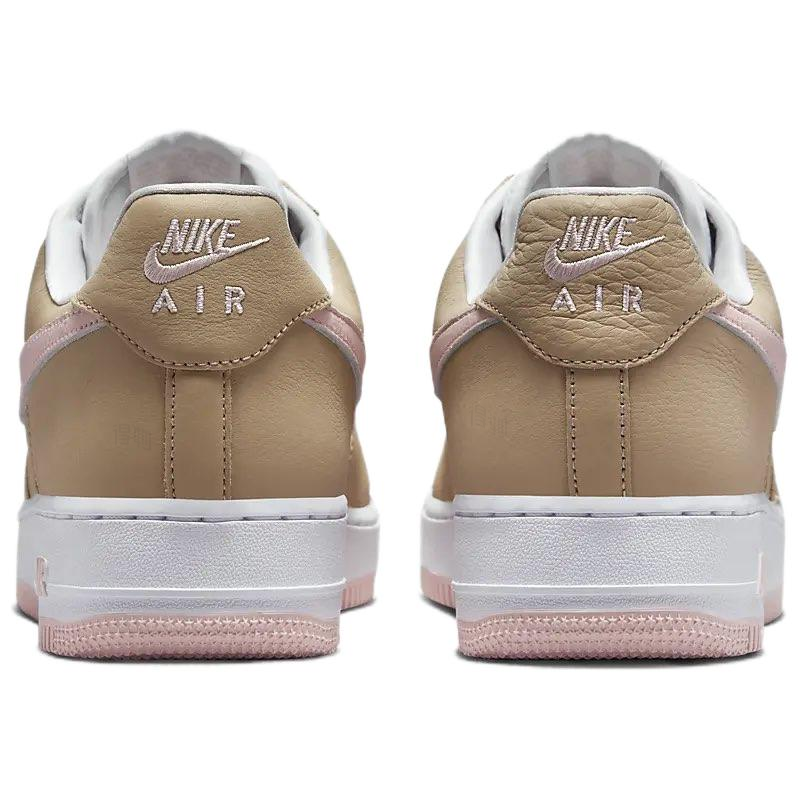 Кроссовки Nike Air Force 1 Linen Kith Exclusive (коричневые) — 麻布/白 — фото 5