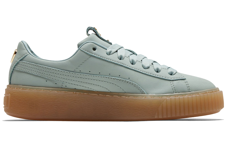 Женские кеды PUMA Platform (бирюзовые) — Бирюзовый — фото 2