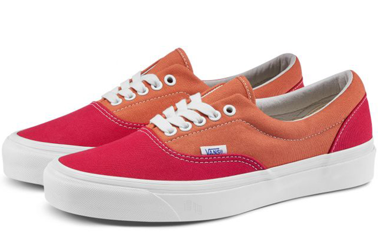 Кеды Vans Og Lx (оранжево-красные) — фото 2