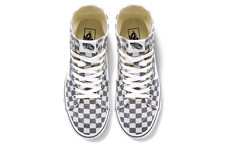 Кеды Vans SK8 Tapered (серо-белые) — Серый / белый — фото 4
