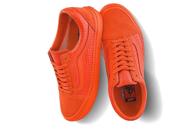 Кеды Vans Old Skool Vlt Lx (оранжевые) — фото 4