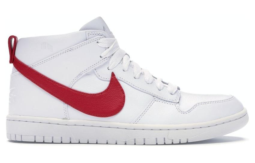 Кроссовки Nike Dunk Lux Chukka Riccardo Tisci (белые) — Белый — фото 2