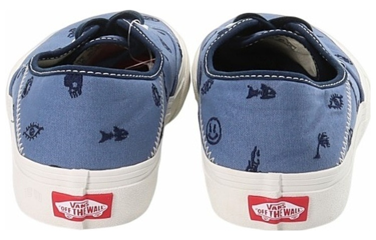 Кеды Vans Authentic SF (синий / черный / белый) — Синий / чёрный / белый — фото 4