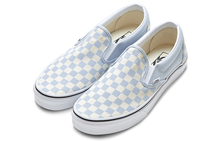 Кеды Vans Slip-On Classics (голубые) — фото 3