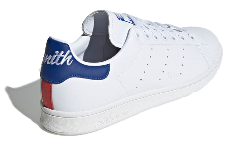Мужские кеды adidas originals STAN SMITH (бело-синий) — Белый / синий — фото 3