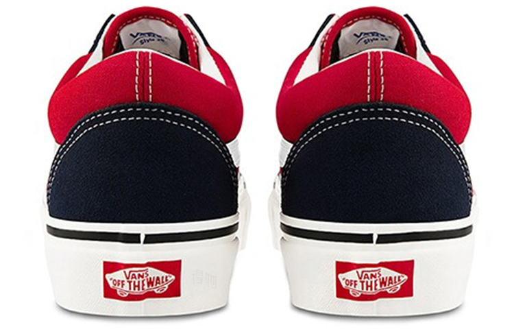 Кеды Vans Old Skool 36 Dx (красно-синие) — фото 6