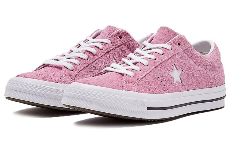 Кеды Converse one star OX (розово-белые) — фото 3