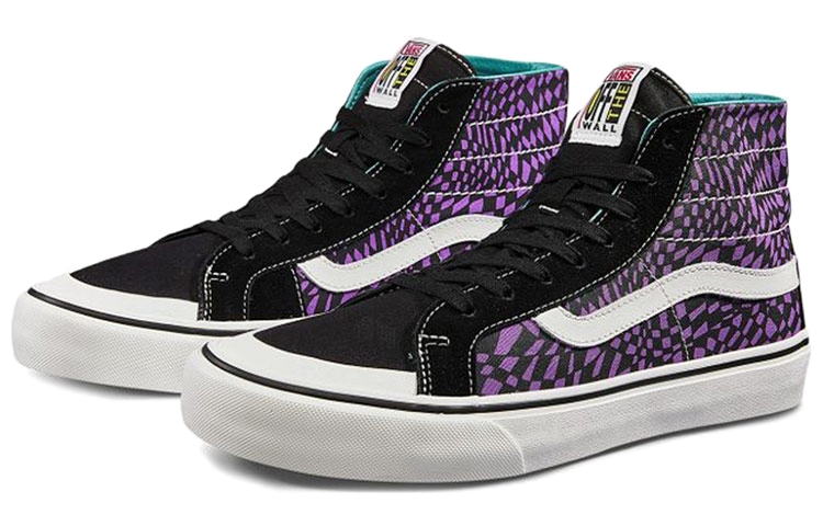 Кеды Vans SK8 138 Decon Sf (черно-фиолетовые) — фото 2