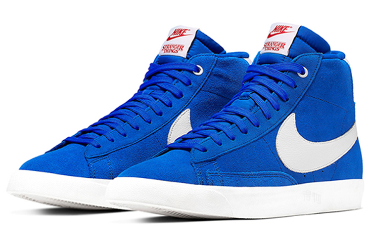 Кеды Nike × Stranger Things Blazer OG Pack (сине-белые) — Синийбелый — фото 3