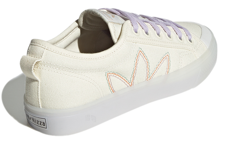 Женские кеды adidas Nizza Low (бежевые) — фото 4