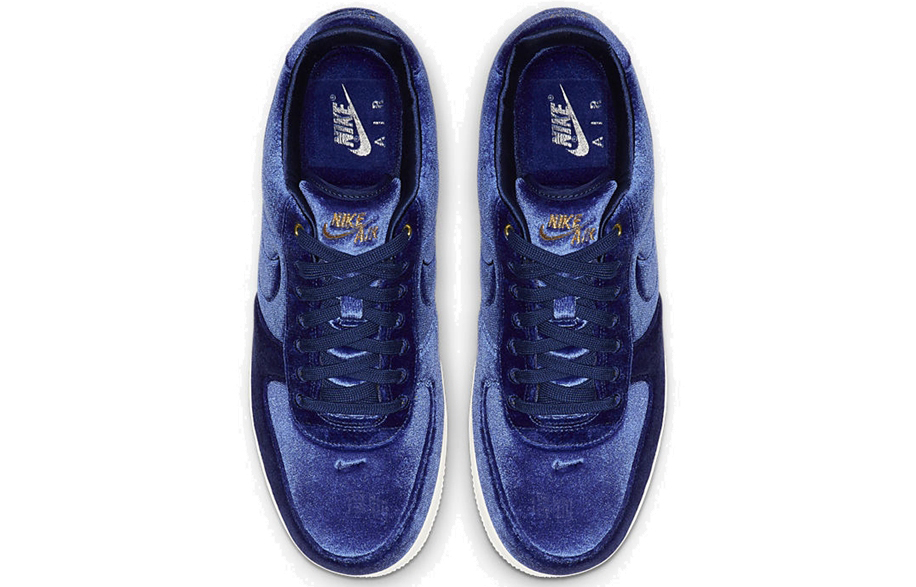 Кеды Nike Air Force 1 07 Premium (синие) — Синий / белый — фото 4