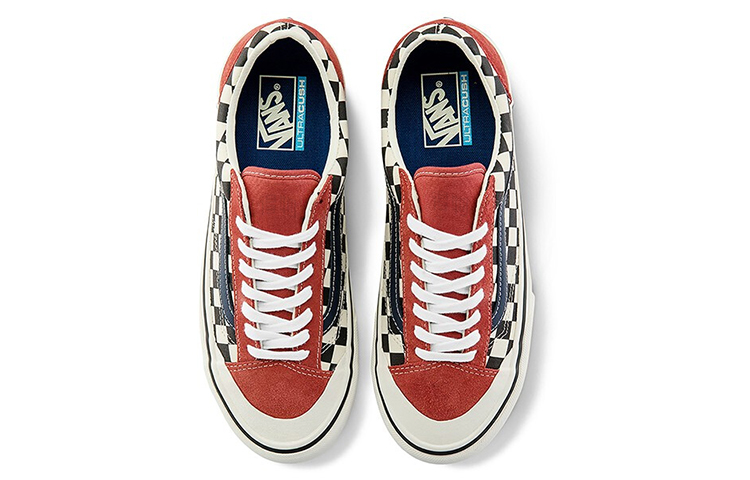 Кеды Vans Style 36 SF (красно-черно-белые) — фото 4