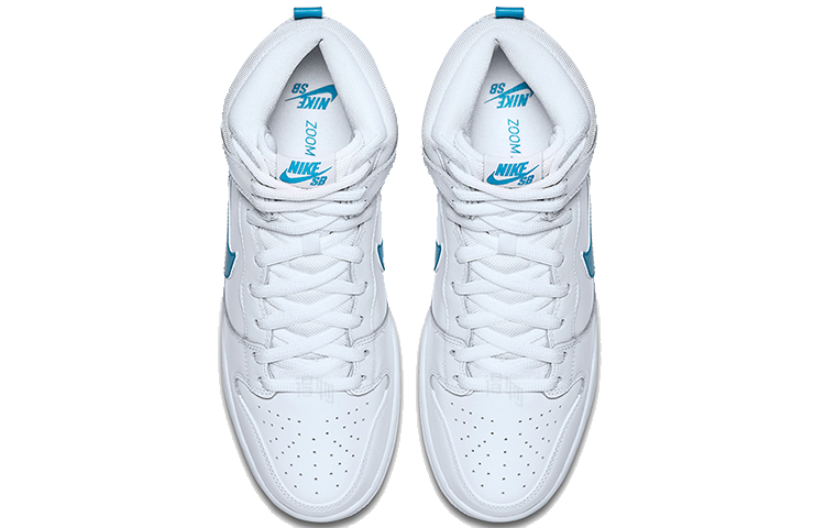 Кроссовки Nike Dunk SB Mulder (бело-синие) — 白/猎户蓝/白 — фото 4