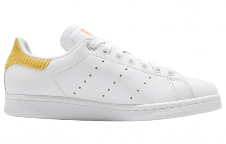 Женские кеды adidas originals Stan Smith (бело-желтые) — фото 2