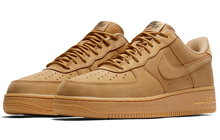 Кроссовки Nike Air Force 1 OG Flax 2017 (пшеничные) — фото 2