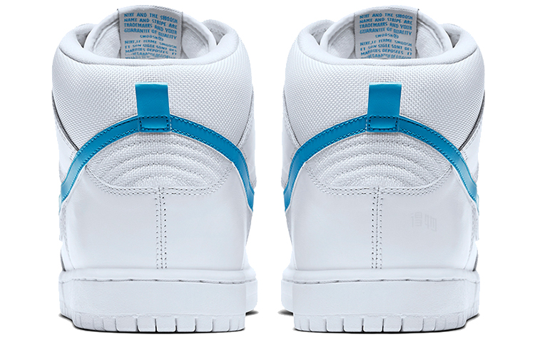 Кроссовки Nike Dunk SB Mulder (бело-синие) — 白/猎户蓝/白 — фото 5