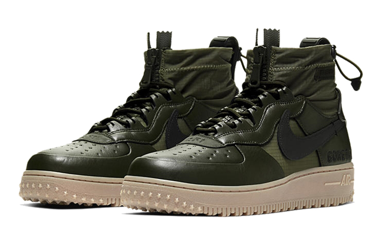 Кроссовки Nike Air Force 1 Wtr Gtx (хаки) — фото 3