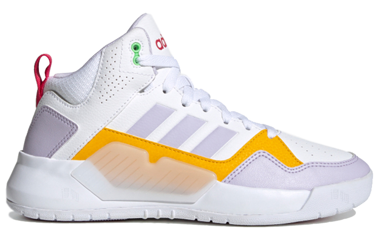 Женские кеды adidas neo PLAY9TIS 2.0 (бело-желтые) — фото 2