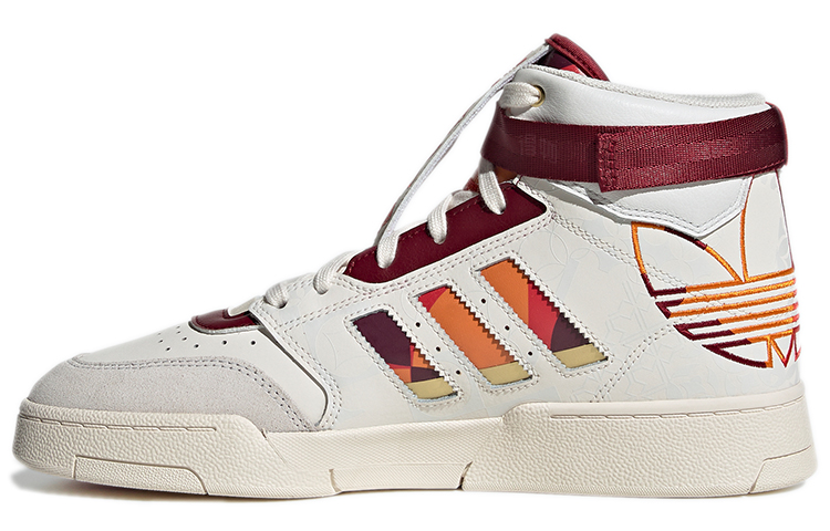 Кеды adidas originals Drop Step (бело-красные) — фото 2