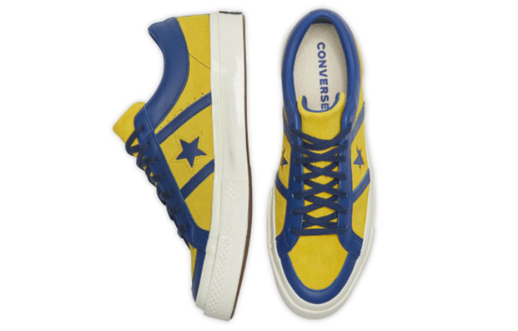 Кеды Converse One Star Academy (желто-синие) — фото 4